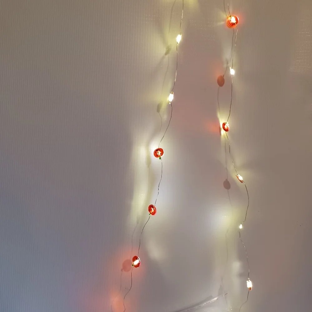 Halloween Pumpkin Lights Festive String Lights 6 Sets Of Lights New, No Tags.